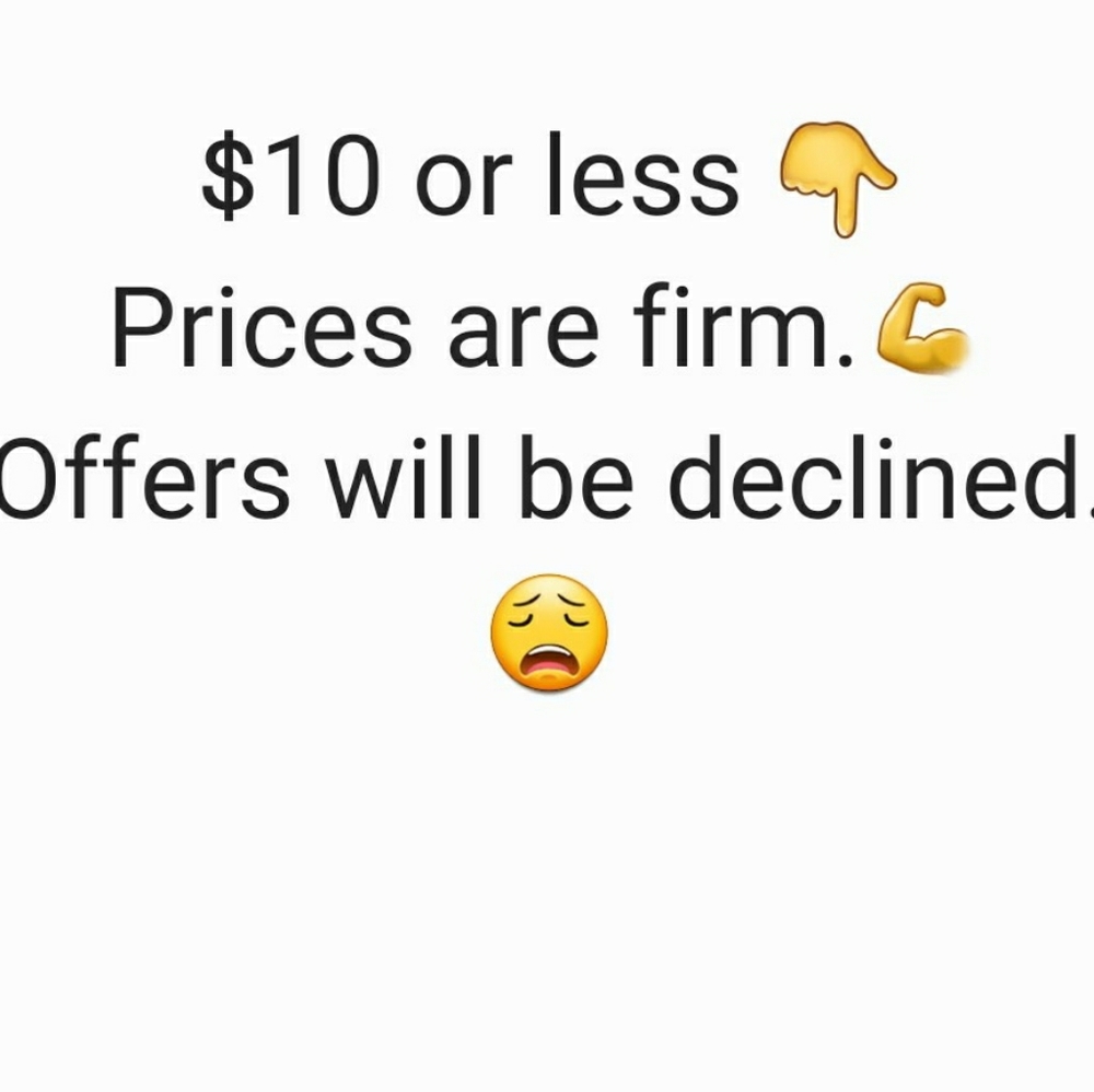 Items priced $10 or less